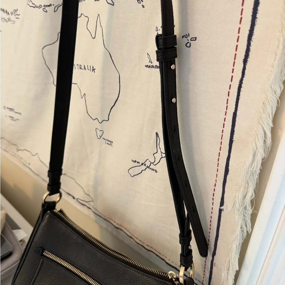 Kate Spade Black Pebbled Leather Crossbody Bag - Picture 2 of 4